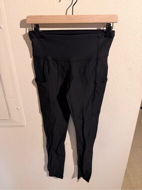 Lululemon Black Full Length Leggings Women’s Size 6 High Rise Yoga Pants